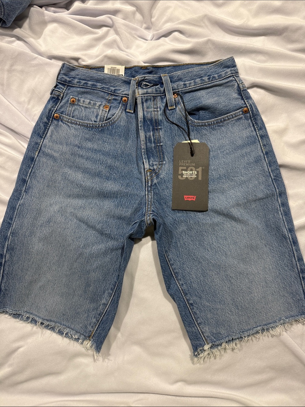 Levi's Blue Denim Jean Shorts
